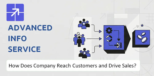 How Does Advanced Info Service Company Reach Customers and Turn Demand into Sales?