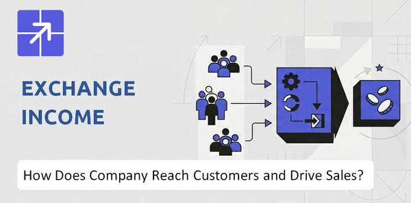 How Does Exchange Income Company Reach Customers and Turn Demand into Sales?