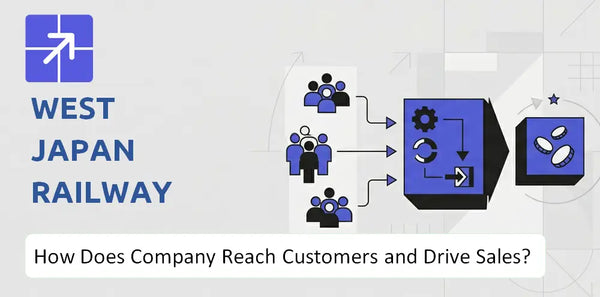 How Does West Japan Railway Company Reach Customers and Turn Demand into Sales?
