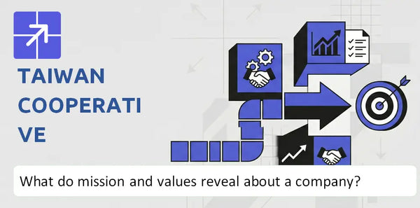 What Do the Mission, Vision, and Core Values of Taiwan Cooperative Financial Company Reveal?