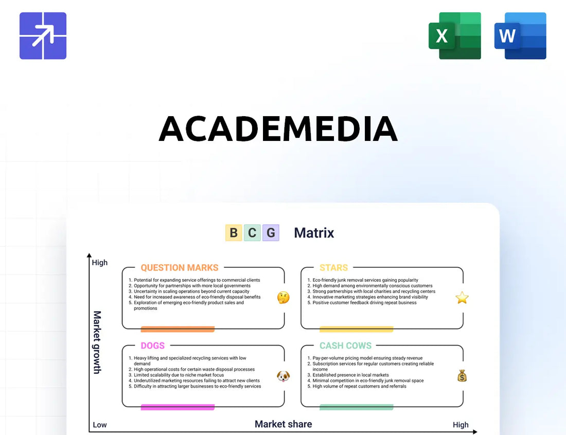 Academedia Bcg Matrix