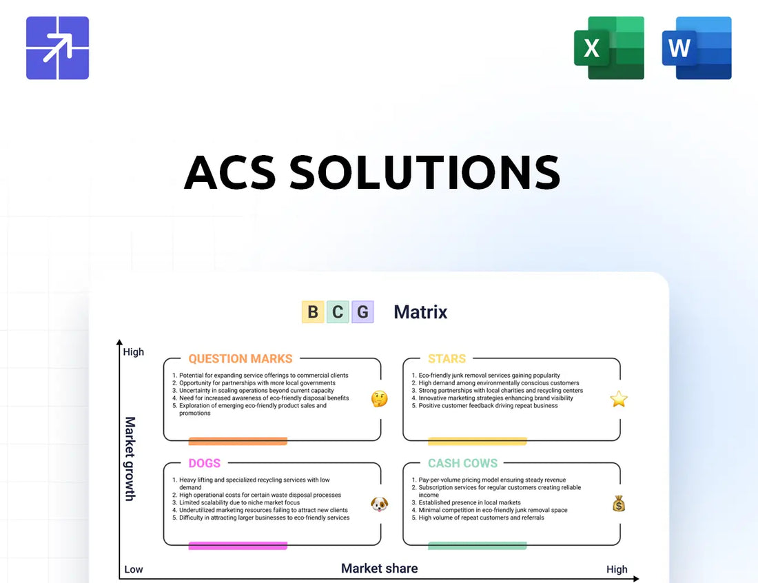 Acsicorp Bcg Matrix