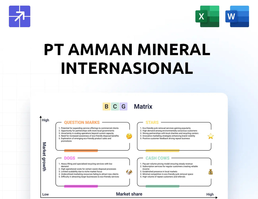 Amman Mineral Bcg Matrix