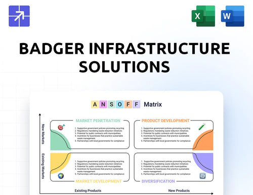 Badgerinc Ansoff Matrix