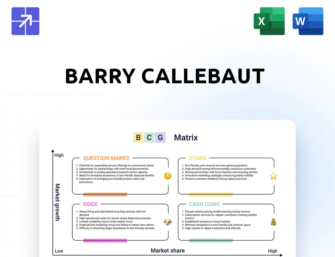 Barry Callebaut Bcg Matrix