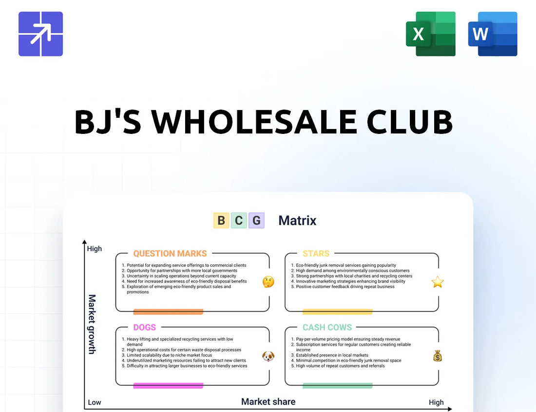Bjs Bcg Matrix