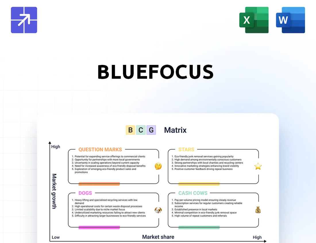 Bluefocusgroup Bcg Matrix