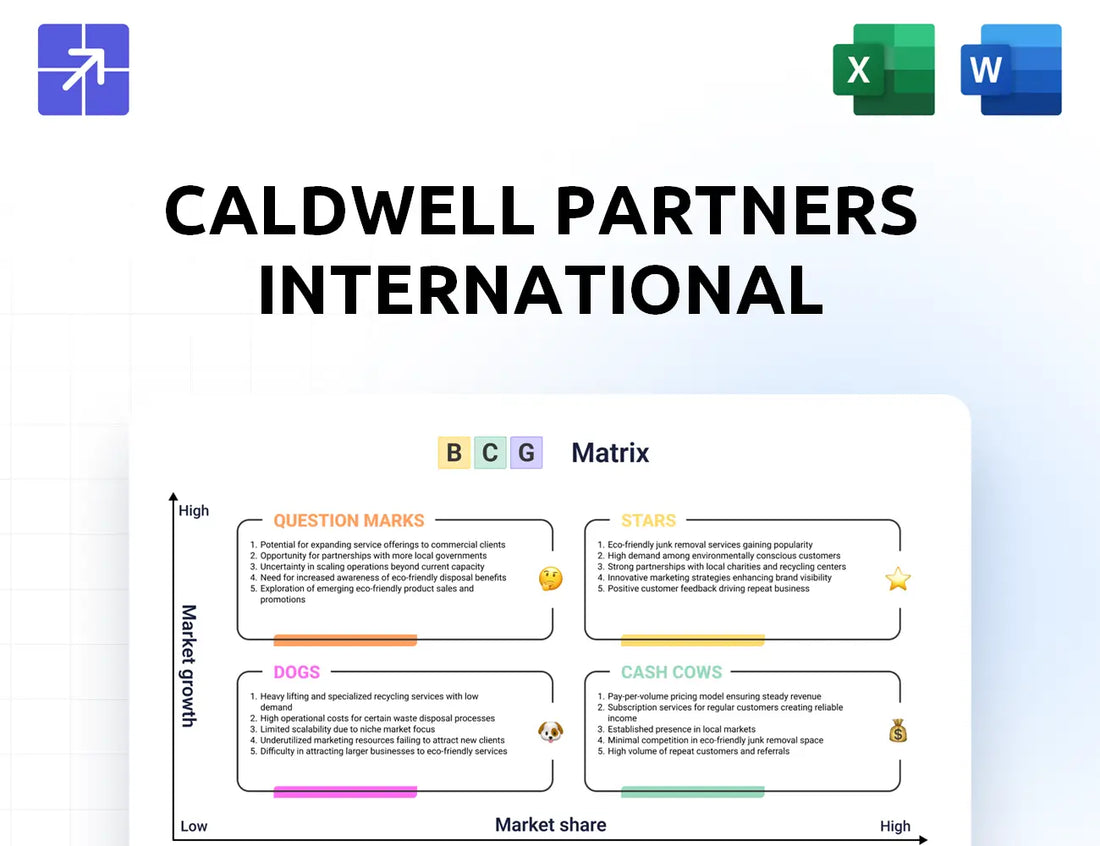 Caldwellpartners Bcg Matrix