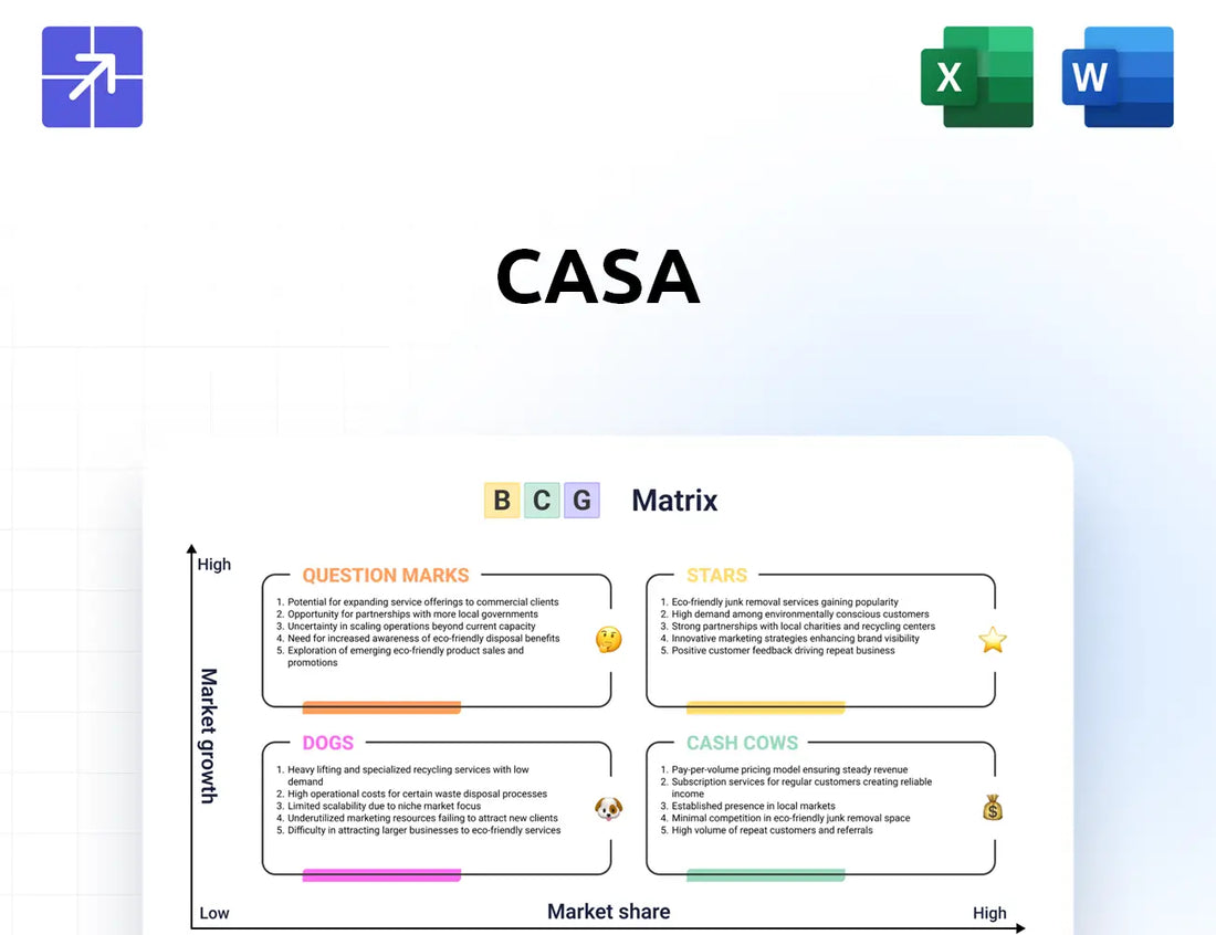 Casa As Bcg Matrix