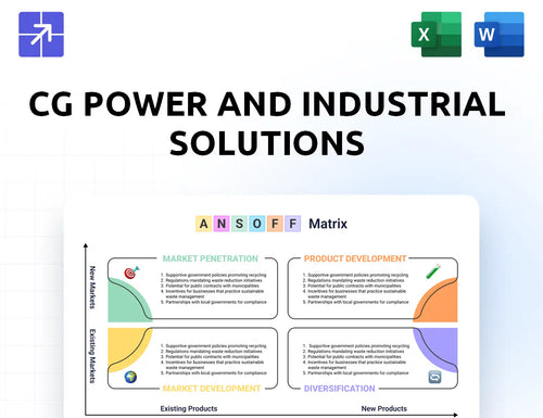 Cgglobal Ansoff Matrix