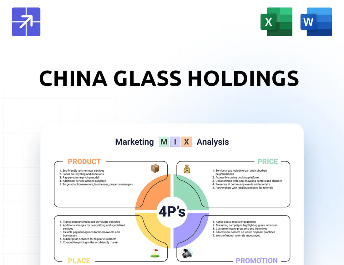 Chinaglassholdings Marketing Mix