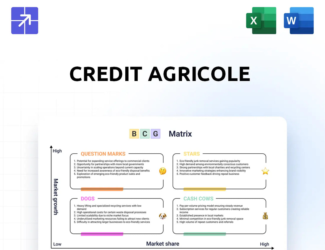 Credit Agricole Bcg Matrix