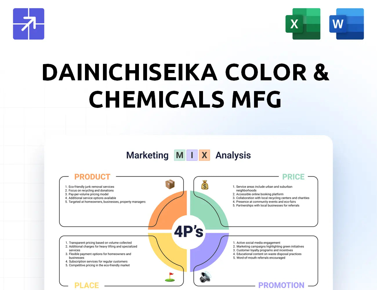 Daicolor Marketing Mix