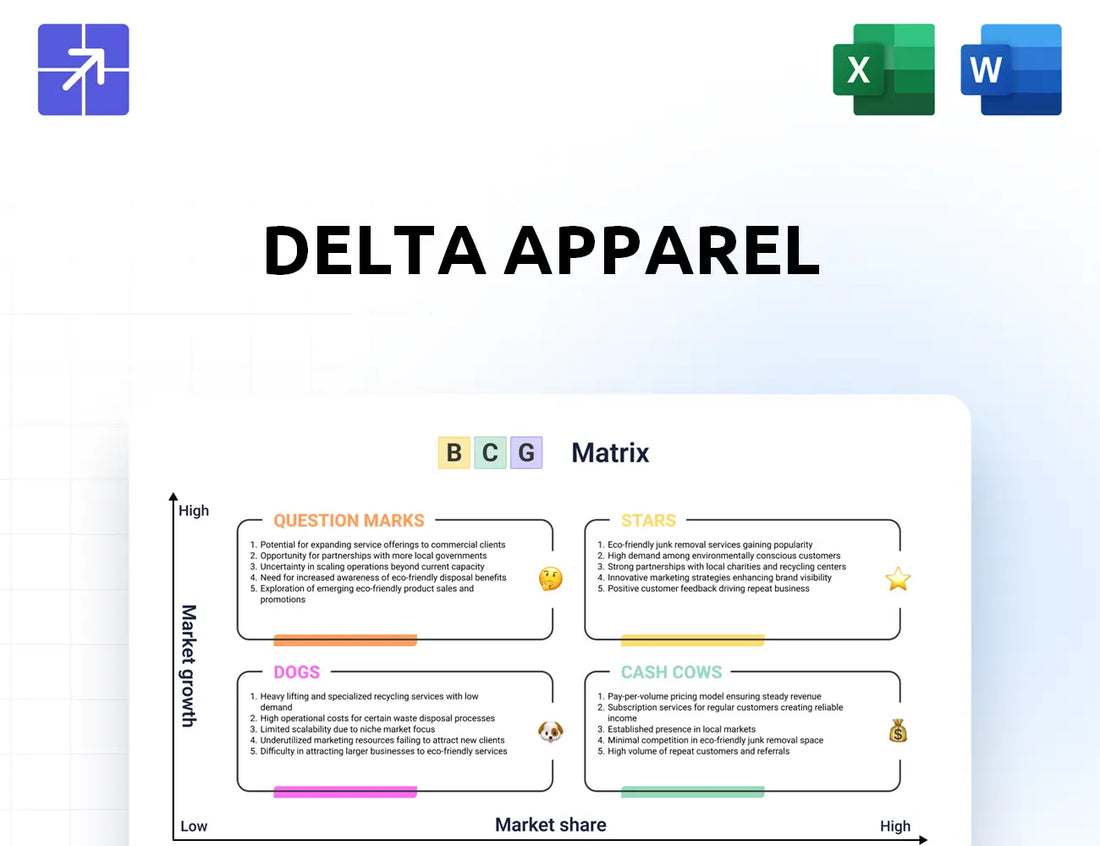 Deltaapparelinc Bcg Matrix
