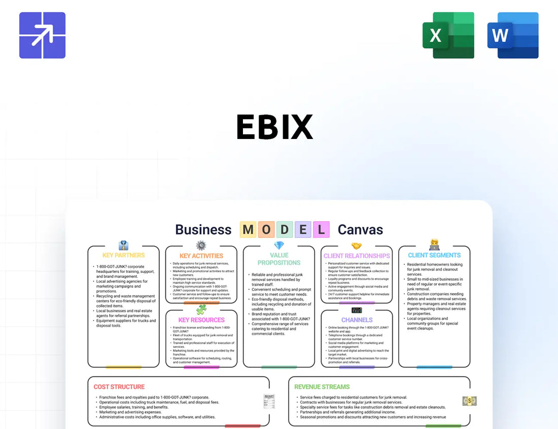 Ebix Canvas Business Model