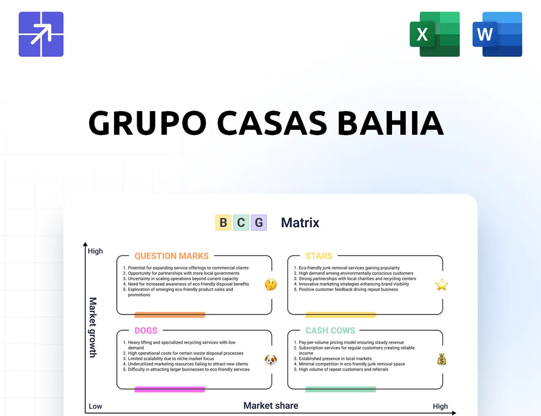 Grupocasasbahia Bcg Matrix