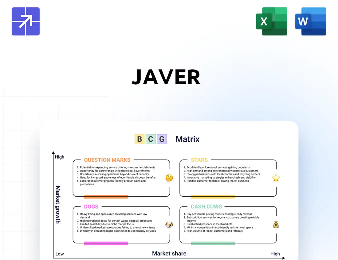 Javer Bcg Matrix