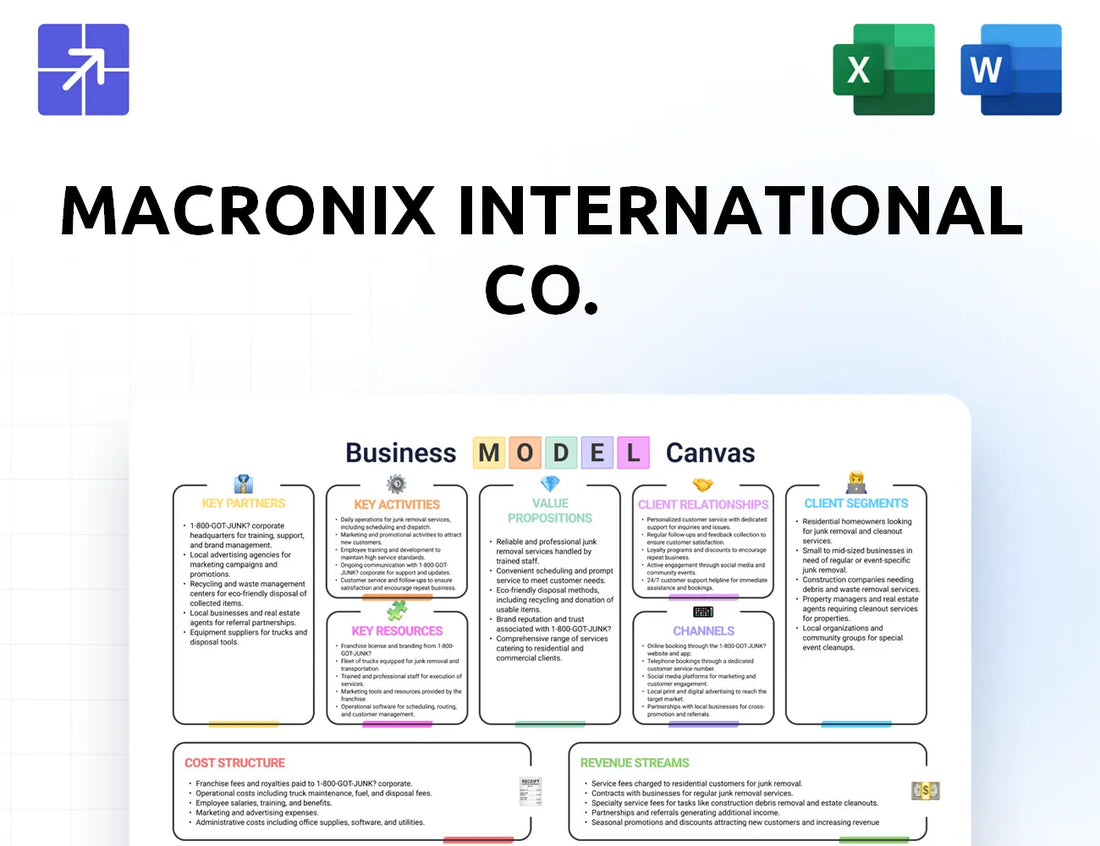 Macronix Canvas Business Model