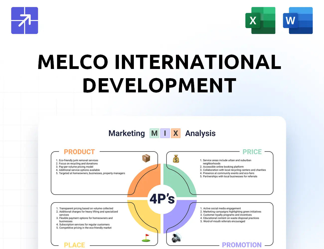 Melco Group Marketing Mix