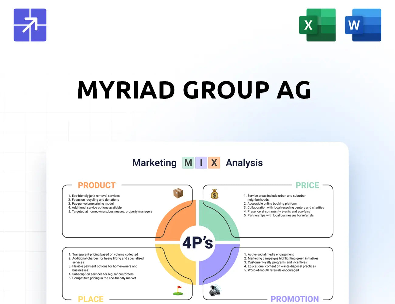 Myriadgroup Marketing Mix