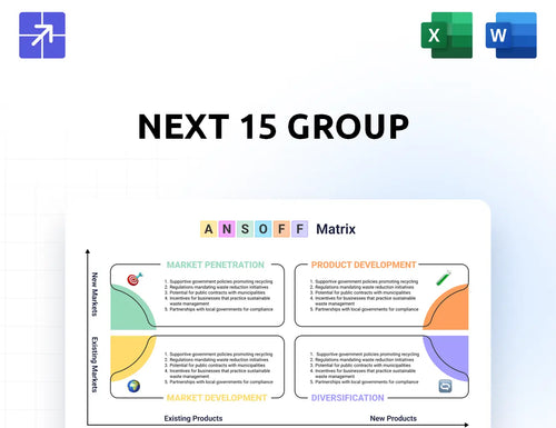Next15 Ansoff Matrix