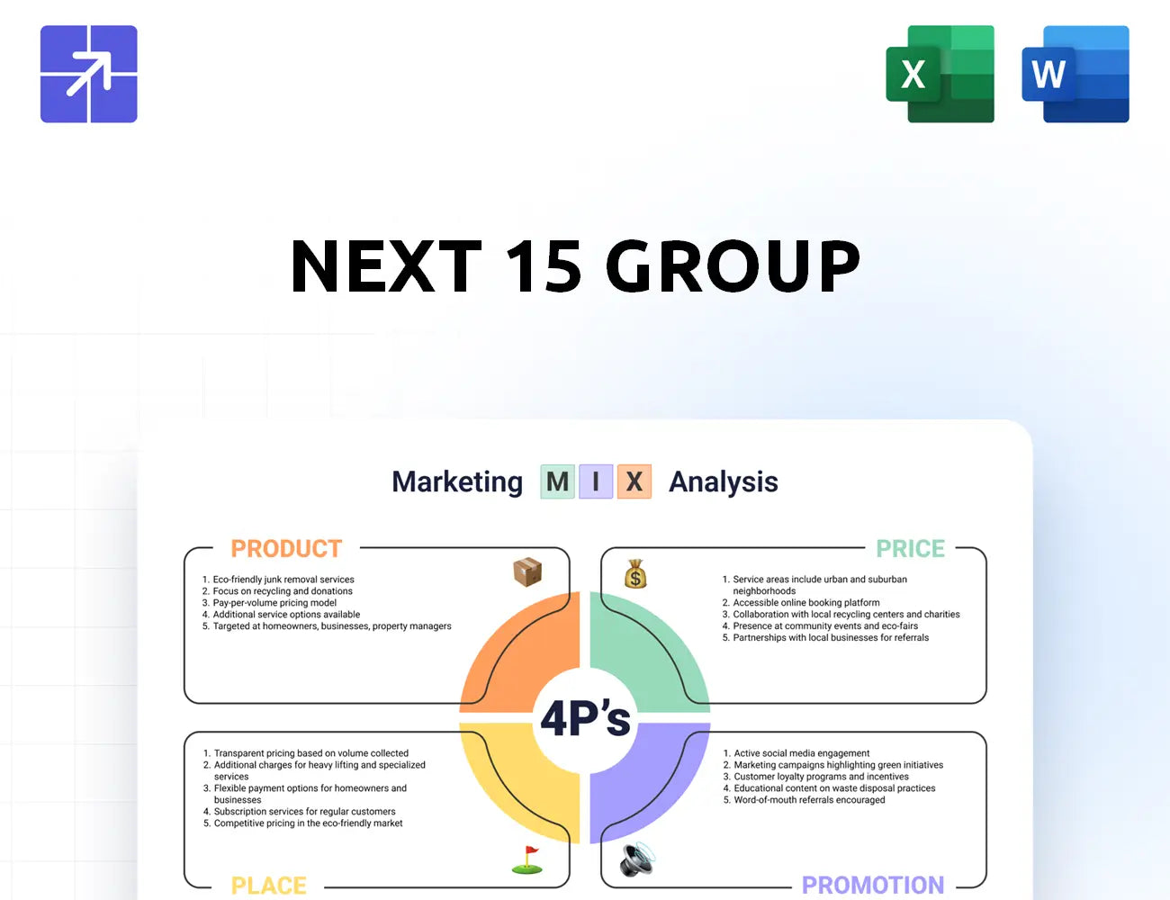 Next15 Marketing Mix