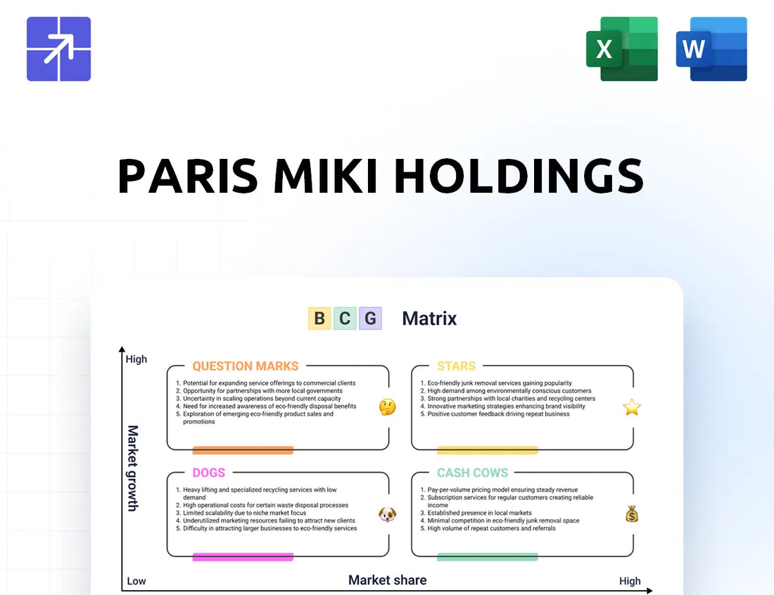 Paris Miki Bcg Matrix