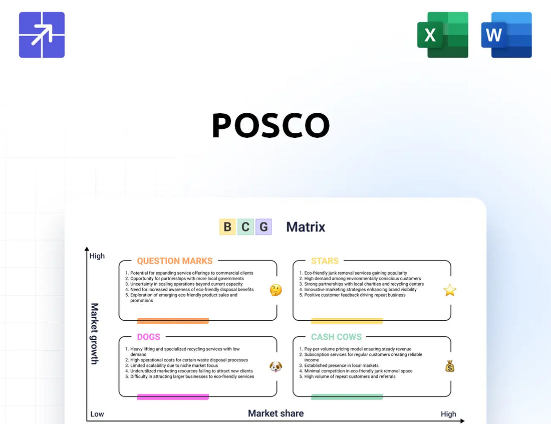 Posco Bcg Matrix