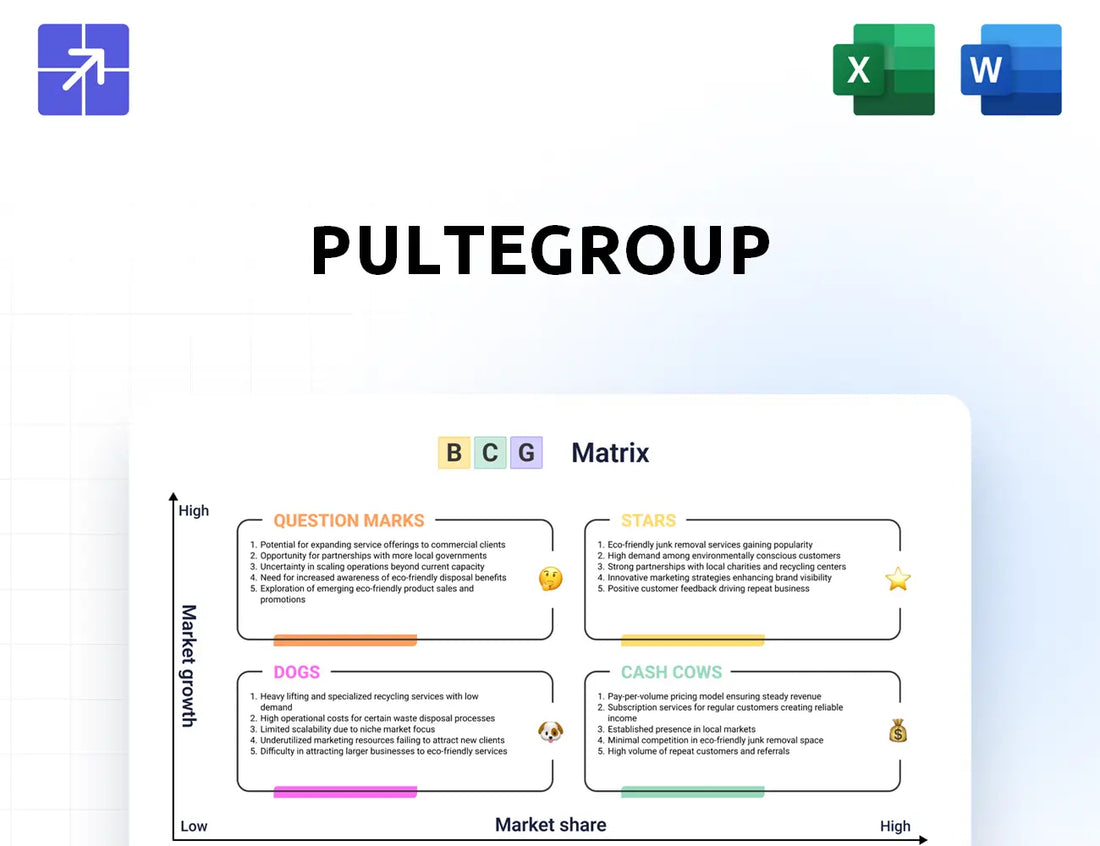 Pultegroup Bcg Matrix