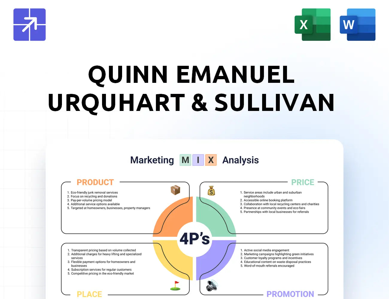 Quinnemanuel Marketing Mix