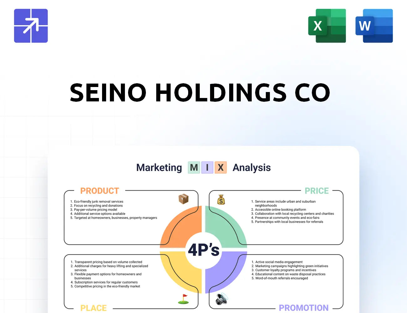 Seino Marketing Mix