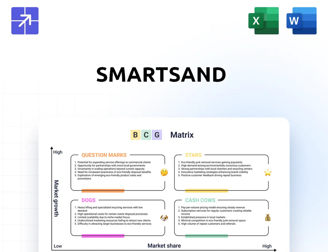 Smartsand Bcg Matrix