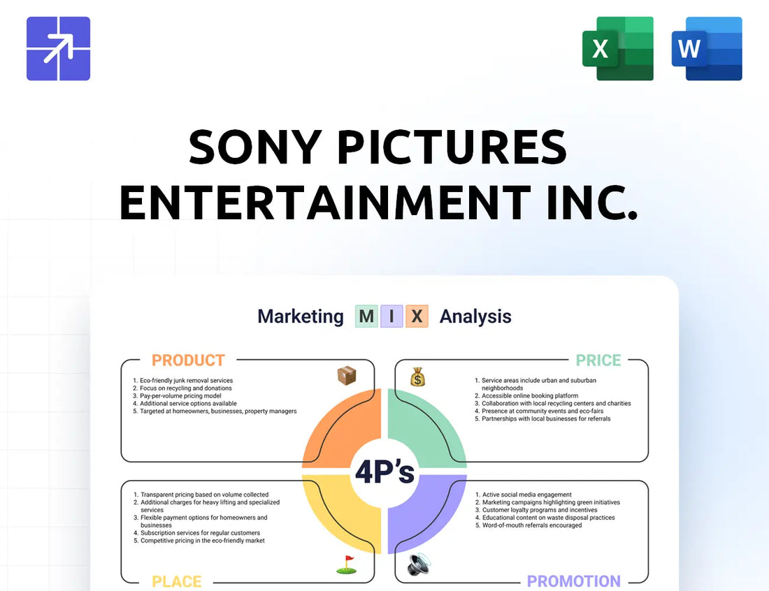 Sonypictures Marketing Mix