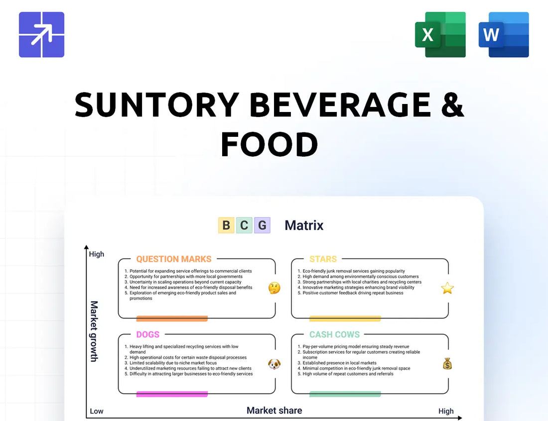 Suntory Bcg Matrix