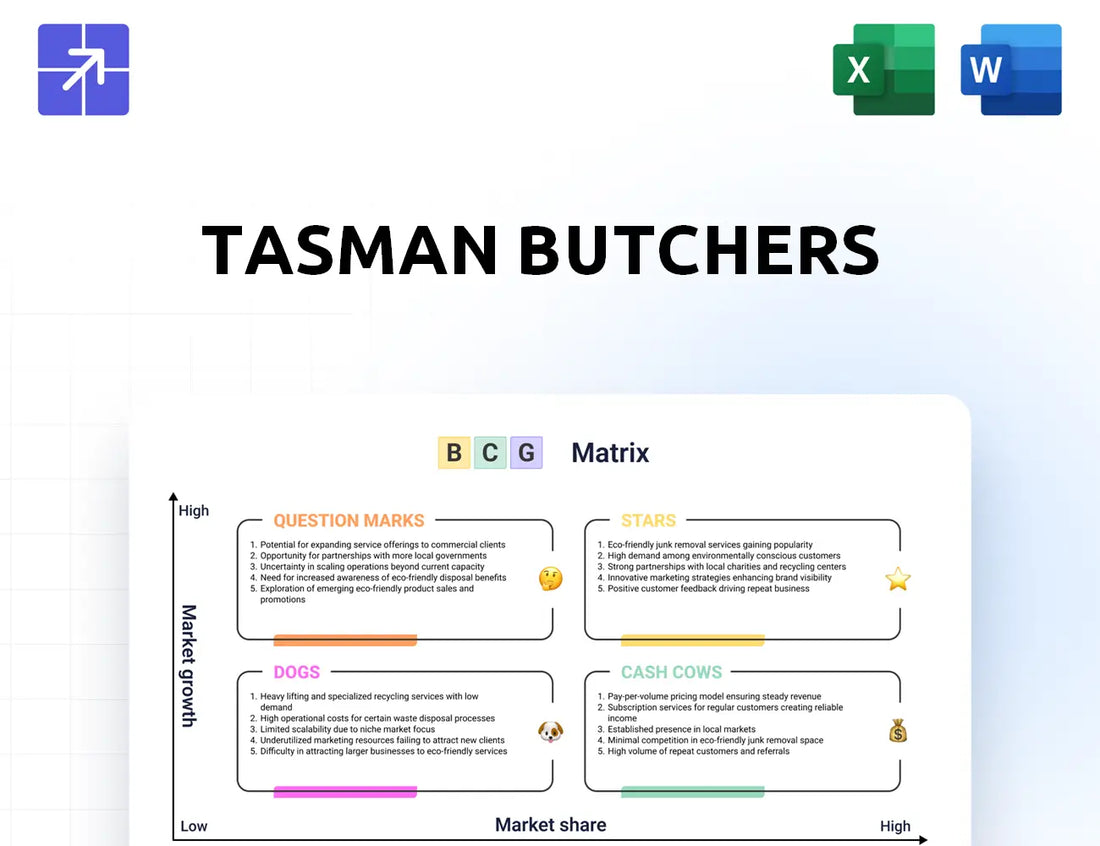 Tasmanbutchers Bcg Matrix