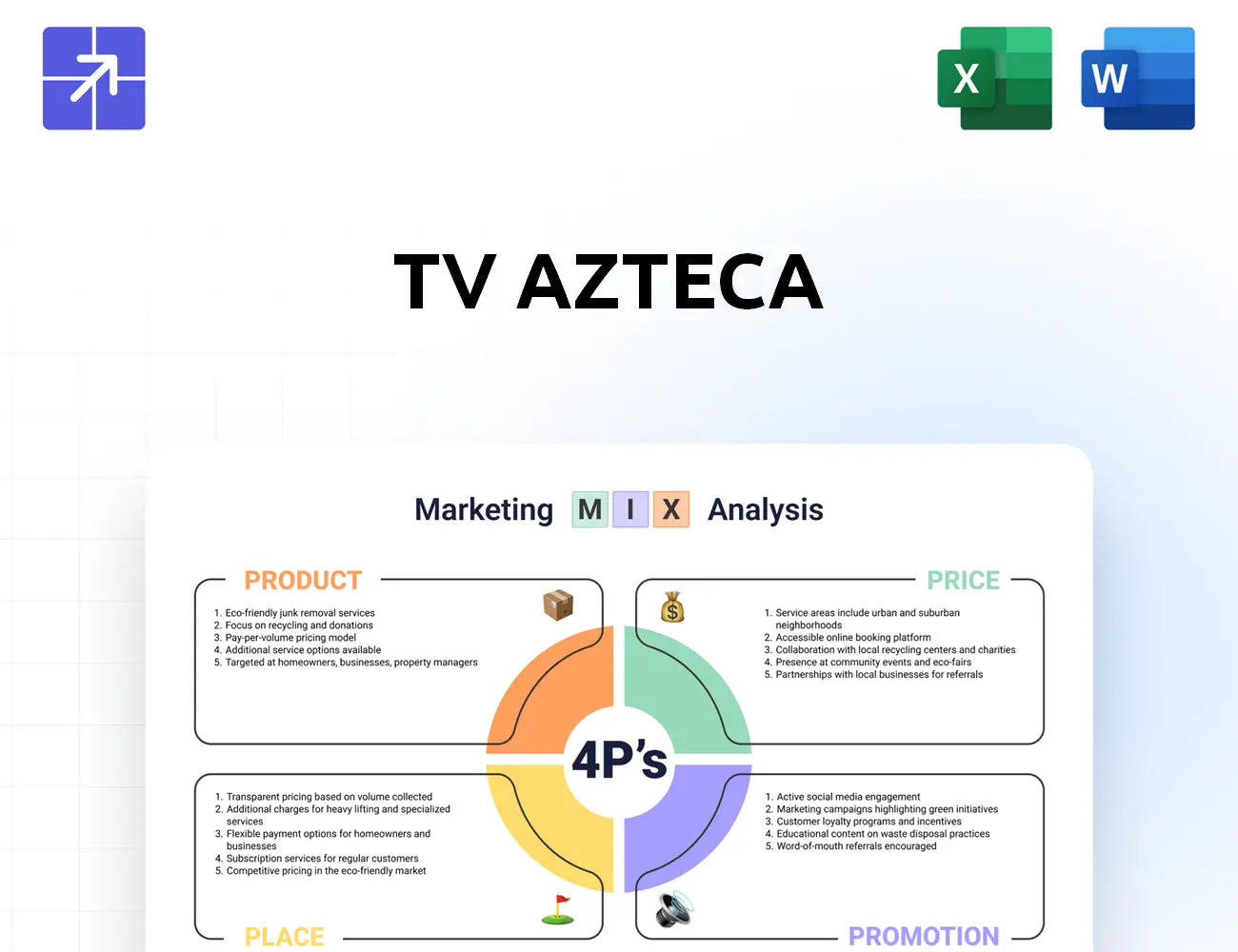 Tvazteca Marketing Mix