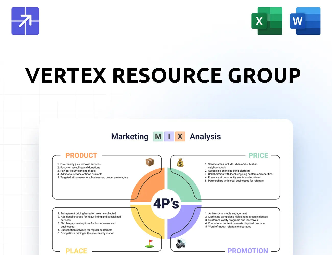 Vertex Marketing Mix