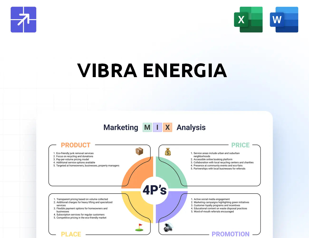 Vibraenergia Marketing Mix
