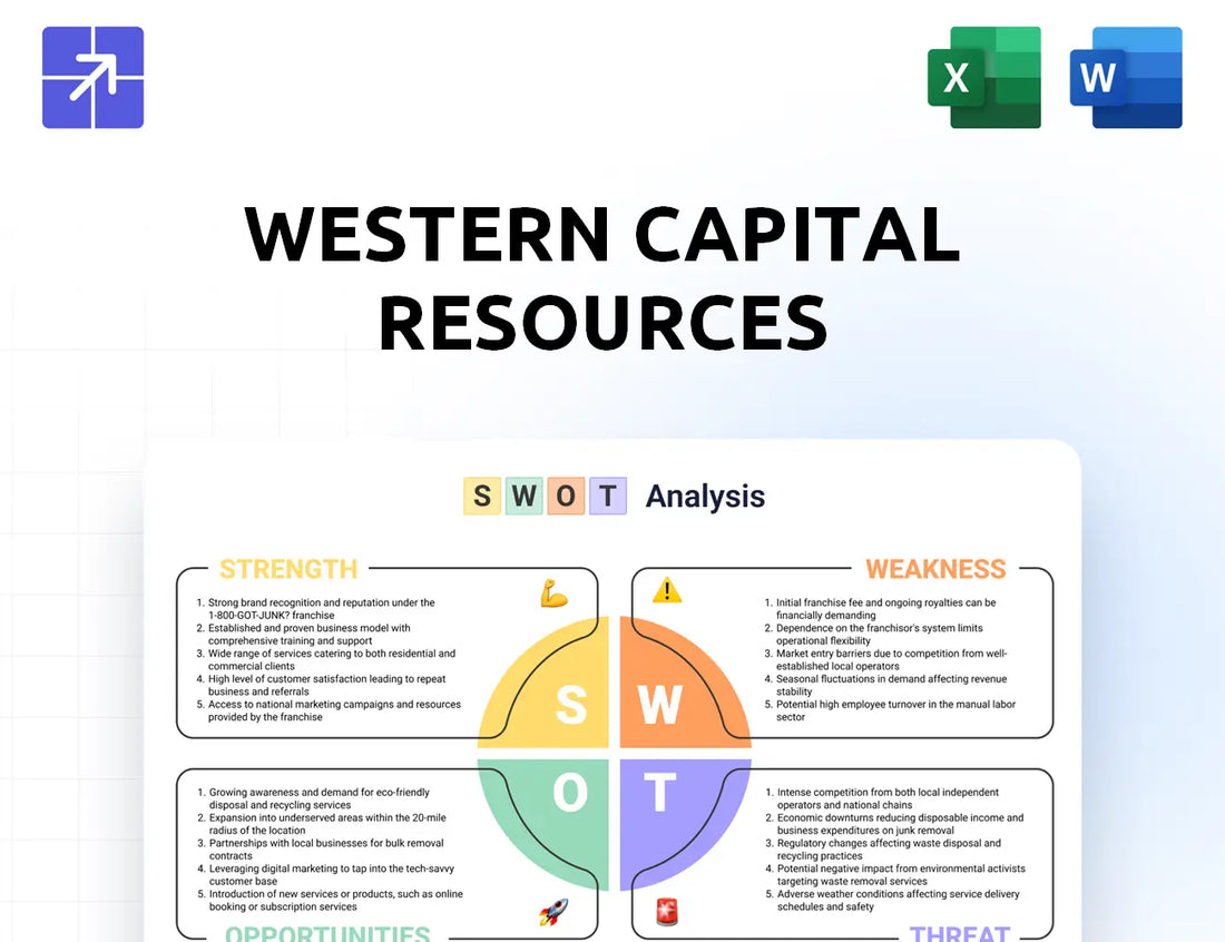 Westerncapitalresources Swot Analysis