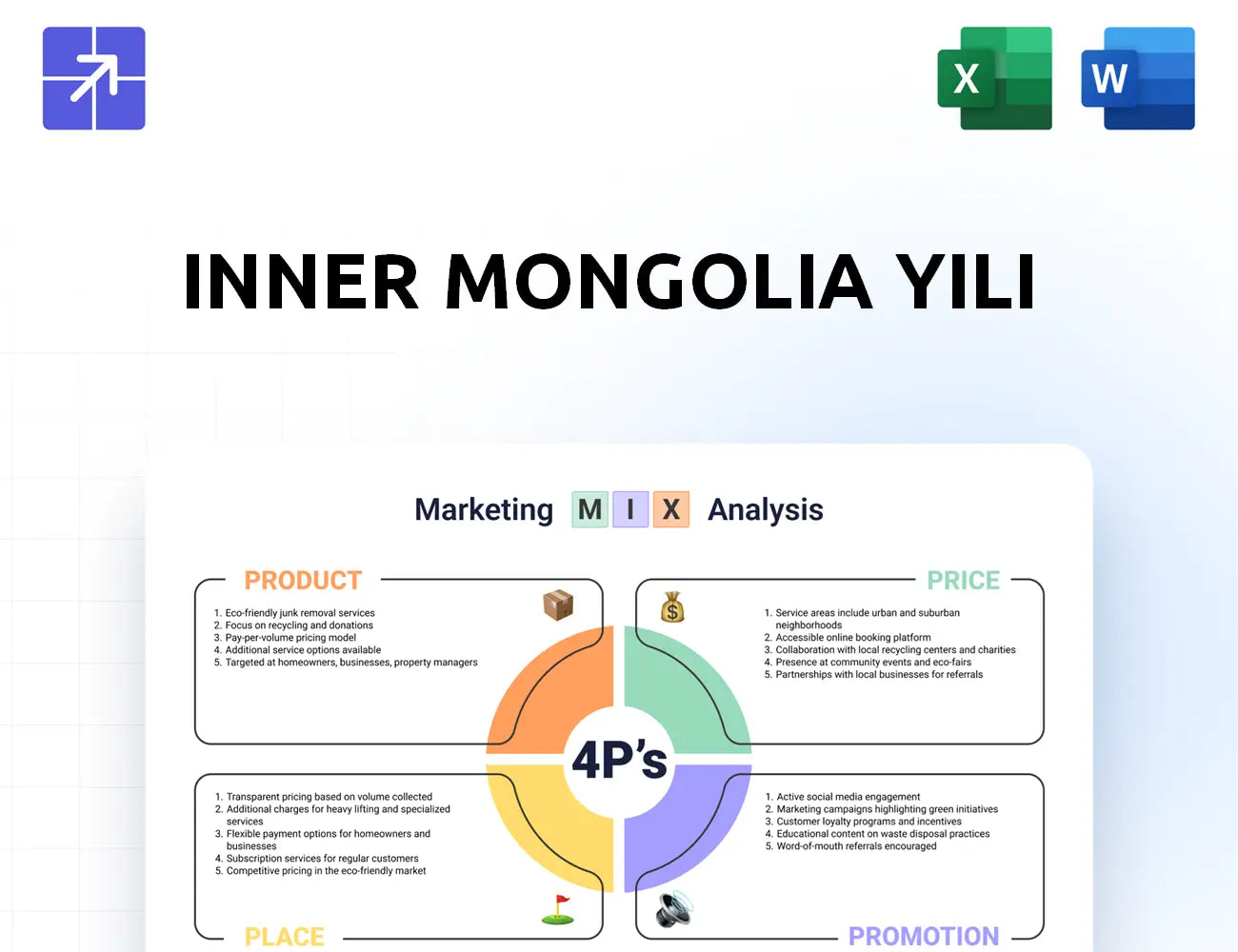 Yili Marketing Mix